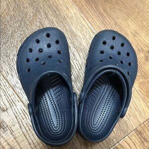 Kids Navy Crocs